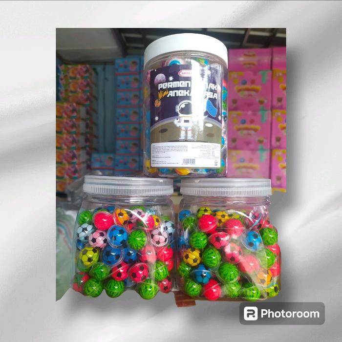 LEZAT" PERMEN LUNAK MINI @120 PCS - GUMMY CANDY LUNAK MINI MOTIF MIX MANIS CAMILAN TOPLES KOREA