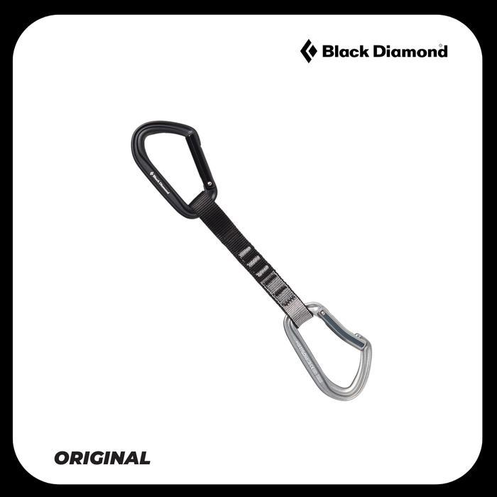Ready Black Diamond Hotforge Quickdraw 12cm Light Gray - Carabiner