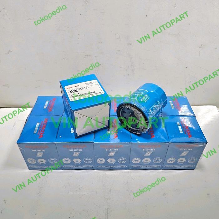 Baru Filter Oli / Oli Filter Honda Jazz Freed Crv Hrv Brio Mobilio City 15400-Rk9-F01 Ori