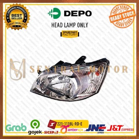 Head Lamp Lampu Depan Besar Kiri Hyundai Getz 2003 DEPO