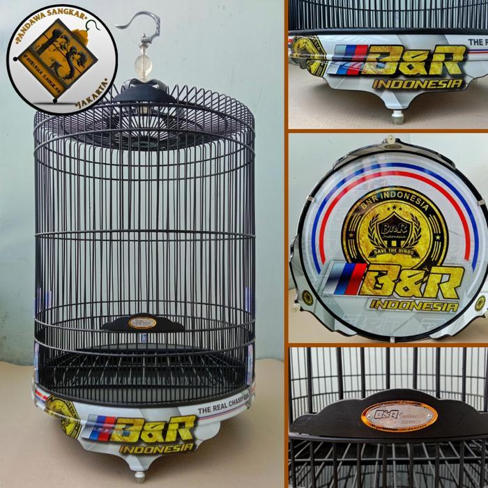SANGKAR/KANDANG MURAI BNR PVC DECAL B&R KUNING
