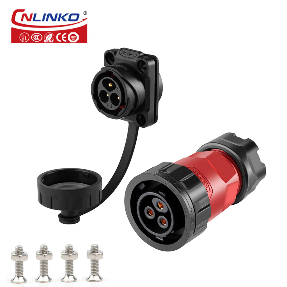CNLINKO YM20 IP68 Waterproof Connector 2/3/4/5/7/9/12/14 Pin
