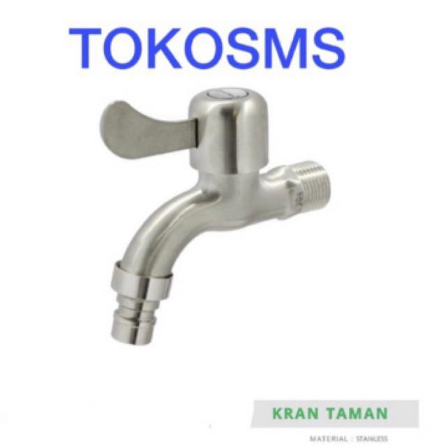 Kran Taman Stainless Sus 304 Kran Air Warna Stainless Doff Sus304