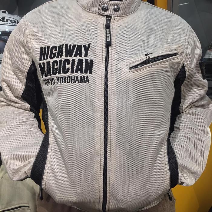 ASLI YELLOW CORN YB-1101 IVORY JAKET MOTOR PROTECTOR JAKET YELLOW CORN READY STOCK