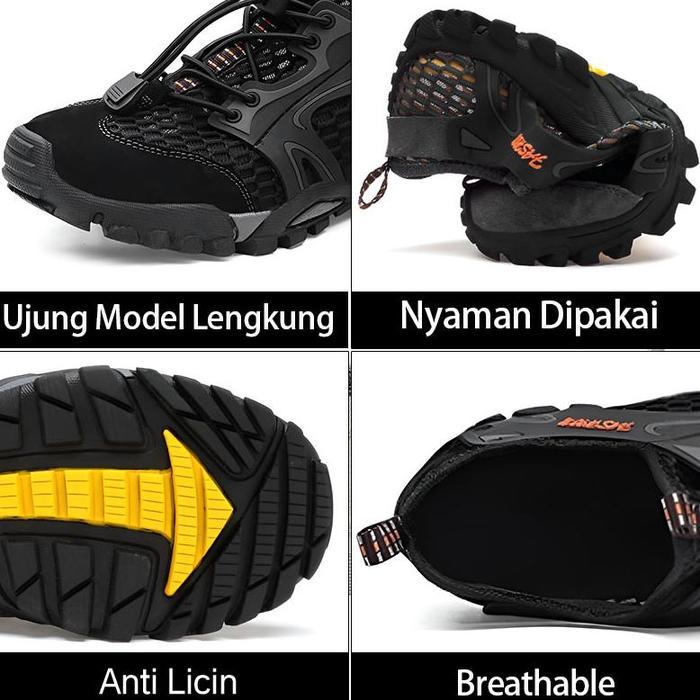 Leedoo sepatu trekking Sepatu Pria Original Sepatu Hiking Casual