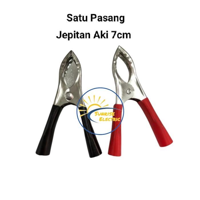 Jepitan Aki 7cm / Jepit Aki 50A Satu Pasang Jepitan Aki 7cm