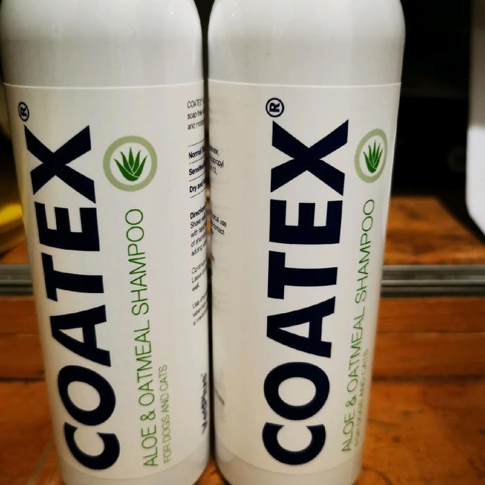 Coatex Aloe Oatmeal-Shampo Coatex Aloe Oatmeal-Sampo Pelembut Bulu Kucing Anjing-Vetplus Coatex Aloe