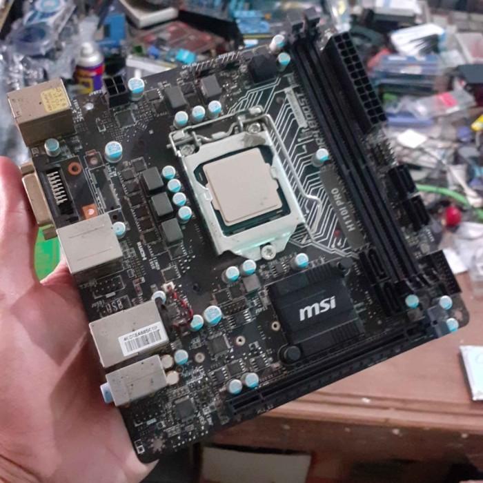 Dijual Paket Core i3 7100 vs MSI H110i Pro Mini ITX Soket 1151 Support NVME