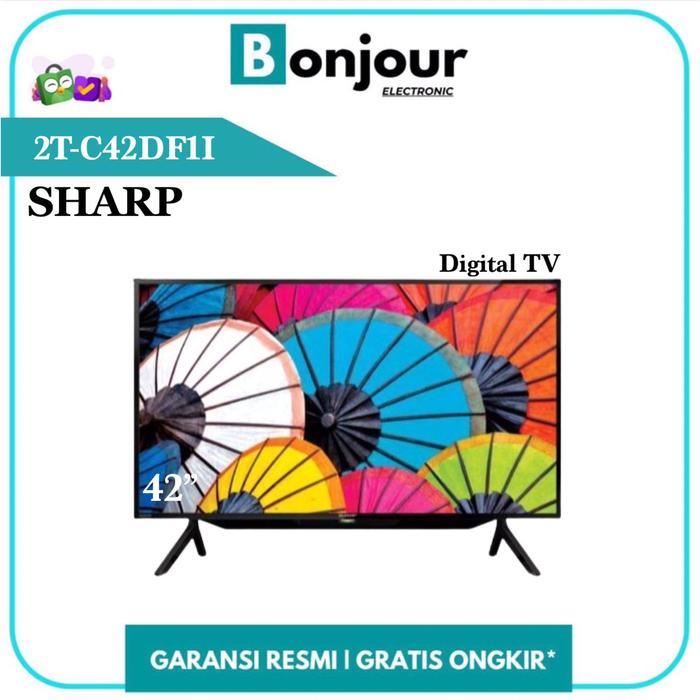 LED Smart TV Sharp 42 Inch 2T-C42DF1I FHD 2K TV Sharp C42DF1I 42 Inci