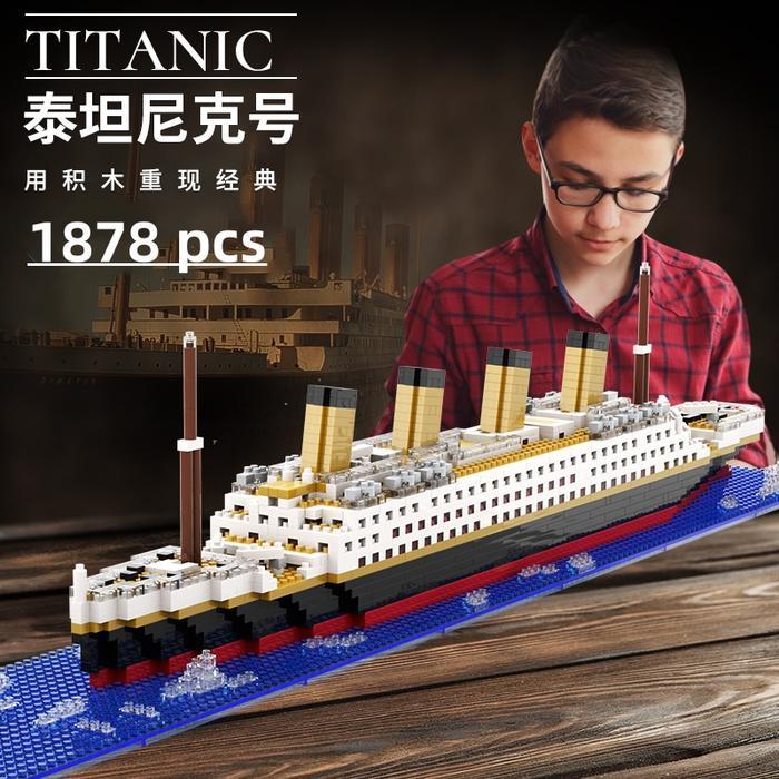 Bricks Titanic Nano Block Titanic Kapal Bricks Titanic Ship Block #Gratisongkir
