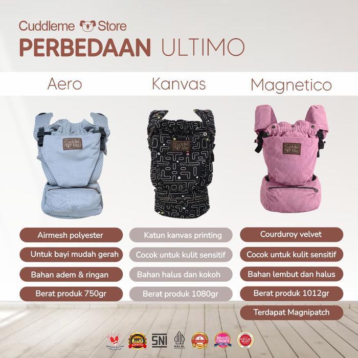 Kaffa - Cuddleme Black Edition - Gendongan Cuddle Me Warna Motif Hitam - Geosfit Air - Ultimo