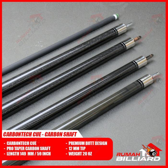 Semba - Stick Billiard - Billiard Cue - Carbontech Cue - Pro Taper Carbon Shaft + Carbon Design