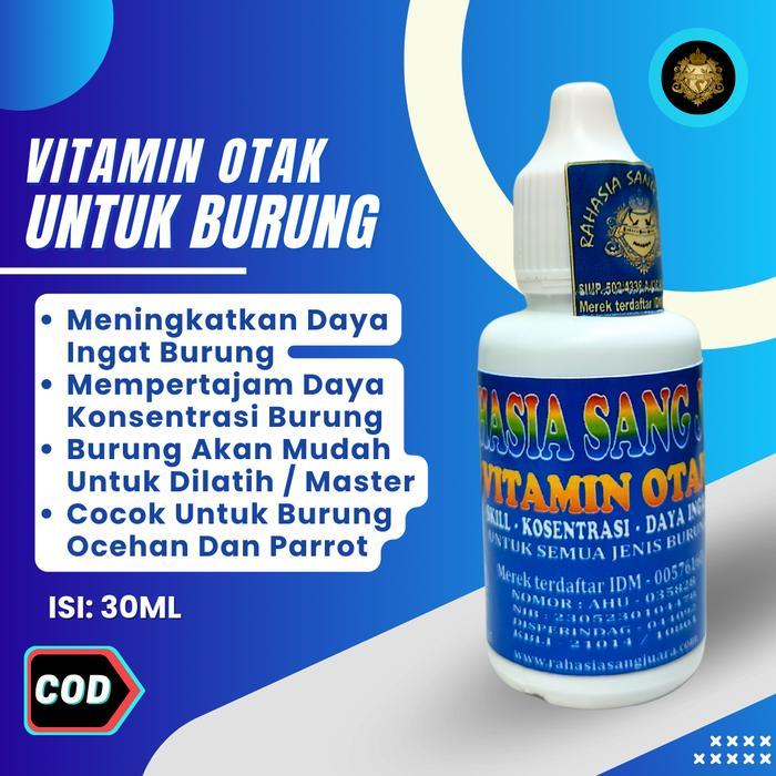 DISKON Vitamin Otak Burung Meningkatkan Daya Ingat Burung Lebih Maksimal & Mempermudah Burung Untuk