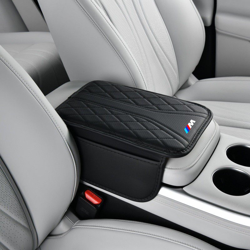 Car Armrest Box Protection Cushion For BMW M Performance M6 X3 E46 E90 E39 F10 F20 F30 G20 E60 E36