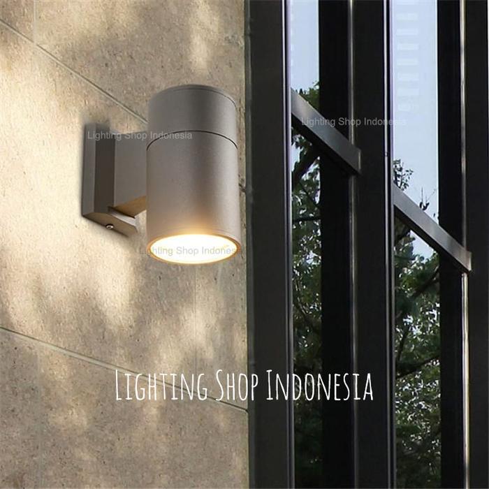 NW Lampu dinding waterproof 1 arah fiting e27 outdoor