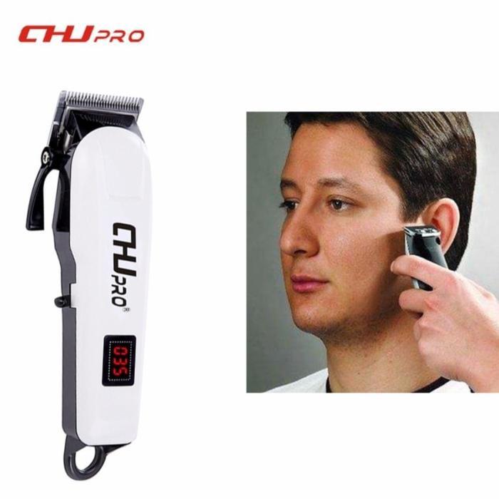SPECIAL Alat Cukur Rambut Portable CHJ PRO 908 Profesional Charging Barber Cordless