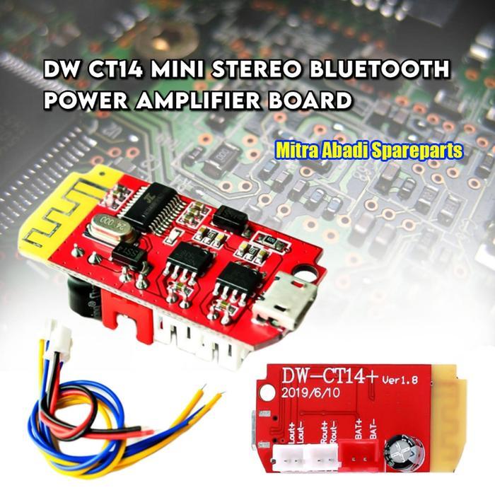 TERMURAH DW-CT14 Mini STEREO Speaker Bluetooth Power AMPLIFIER Board
