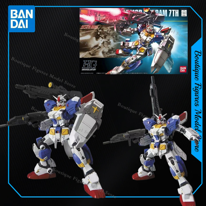 Bandai Original HG 098 FA-78-3 FULLARMOR GUNDAM 7th Anime Action Figures Assembly Model Collection