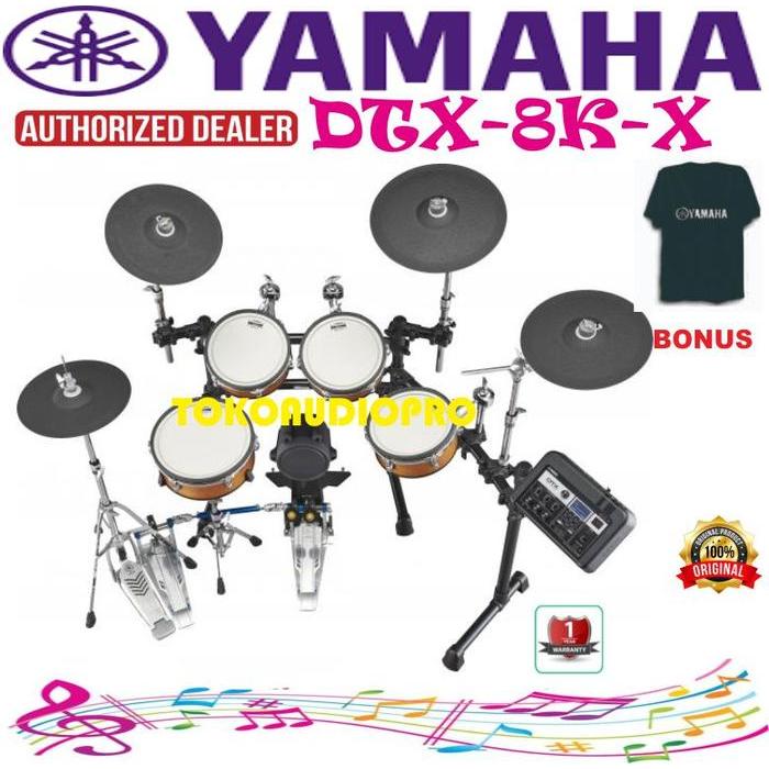 TERBARU Yamaha DTX8K-x Digital Drum Set Yamaha DTX-8KX Drum Set Elektronik Drum