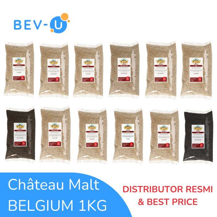 Malt Chateau 1Kg Belgium Gandum Barley - Melano Chocolate Whisky Light Crystal Biscuit Cara Honey