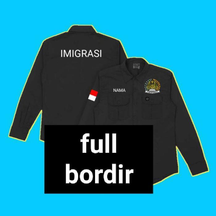 TERLARIS kemeja imigrasi baju imigrasi seragam imigrasi kemeja kerja imigrasi READY
