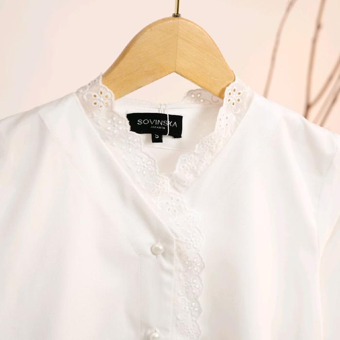 Blouse Atasan Sovinska M6 Motif Tenun Bulu New Model
