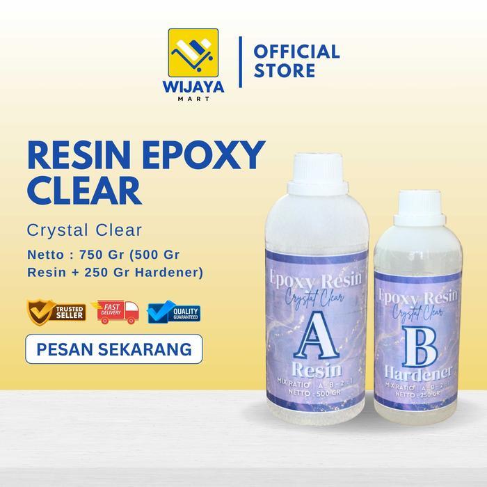 TERMURAH Epoxy Resin / Epoxy Resin / Resin Epoxy Bening 750 Gram