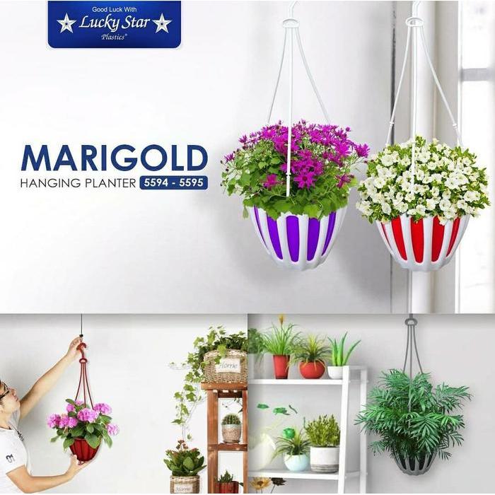 POT BUNGA GANTUNG MARIGOLD 20 KODE 5595 / POT BUNGA PLASTIK