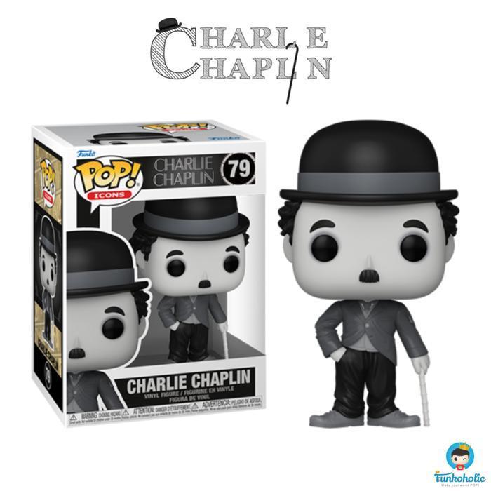 FUNKO POP ICONS CHARLIE CHAPLIN - CHARLIE CHAPLIN #79