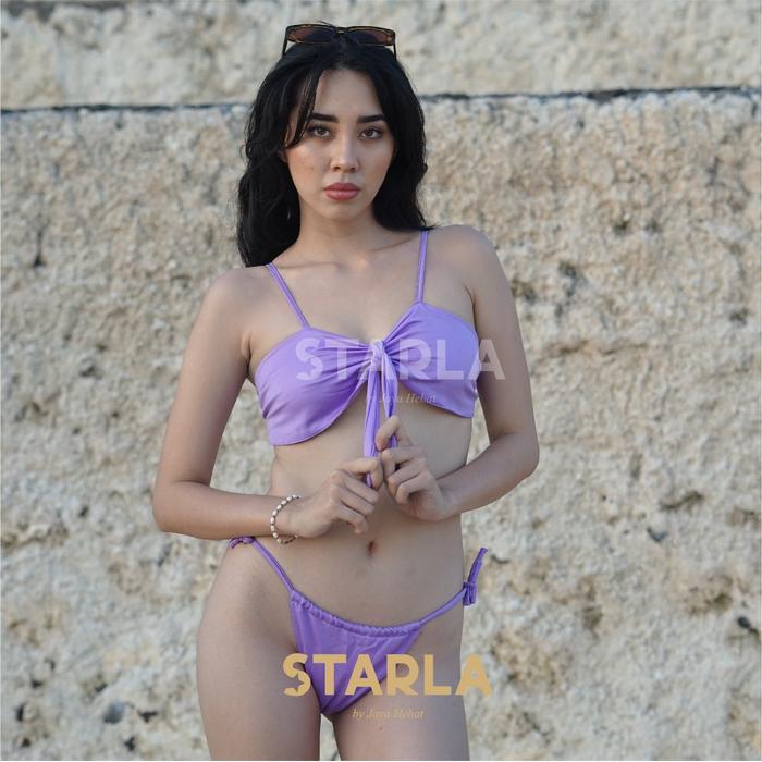 Bikini Lingerie Sexy Wanita Set Bra Pakaian Dalam Tali Belcia