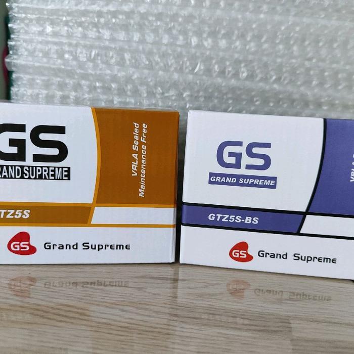 Aki Motor Verza GS Grand Supreme GTZ5S 12 Volt 4 Amper Aki Kering