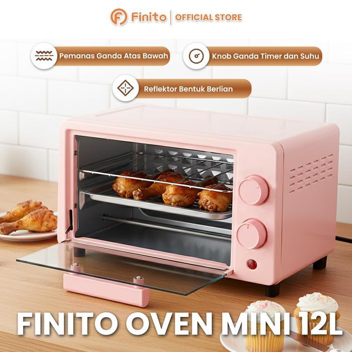 Finito OVEN KAPASITAS12 L - Low Watt 640 Watt Super Cantik Mesin Pemanas Makanan Serbaguna