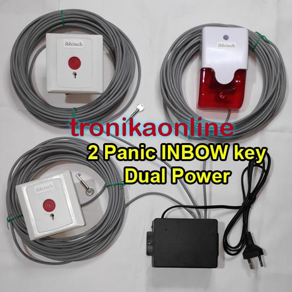 2 Panic Button Alarm Set Tombol Panik Darurat Emergency Rumah Sakit