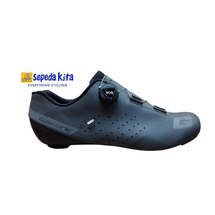 Gaerne G Tornado Carbon Shoes Matt Black - Sepatu Cleat Road Bike
