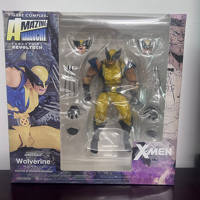 Revoltech YAMAGUCHI X-Men Wolverine Figure Werewolf Joints Movable Action Figure James Howlett Pvc