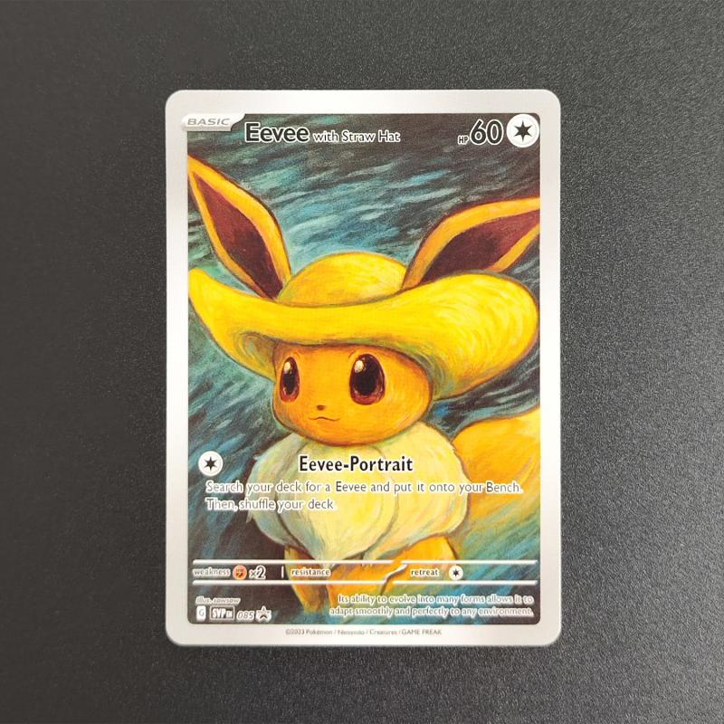 Homemade PTCG Pokemon English Van Gogh Museum Pikachu Charizard Blastoise Mew Venusaur Game