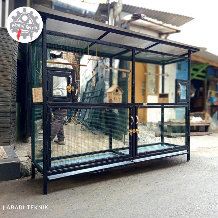 TERMURAH Sangkar Kandang Ternak Koloni Aviary Burung Kenari Pleci Lovebird READY STOCK