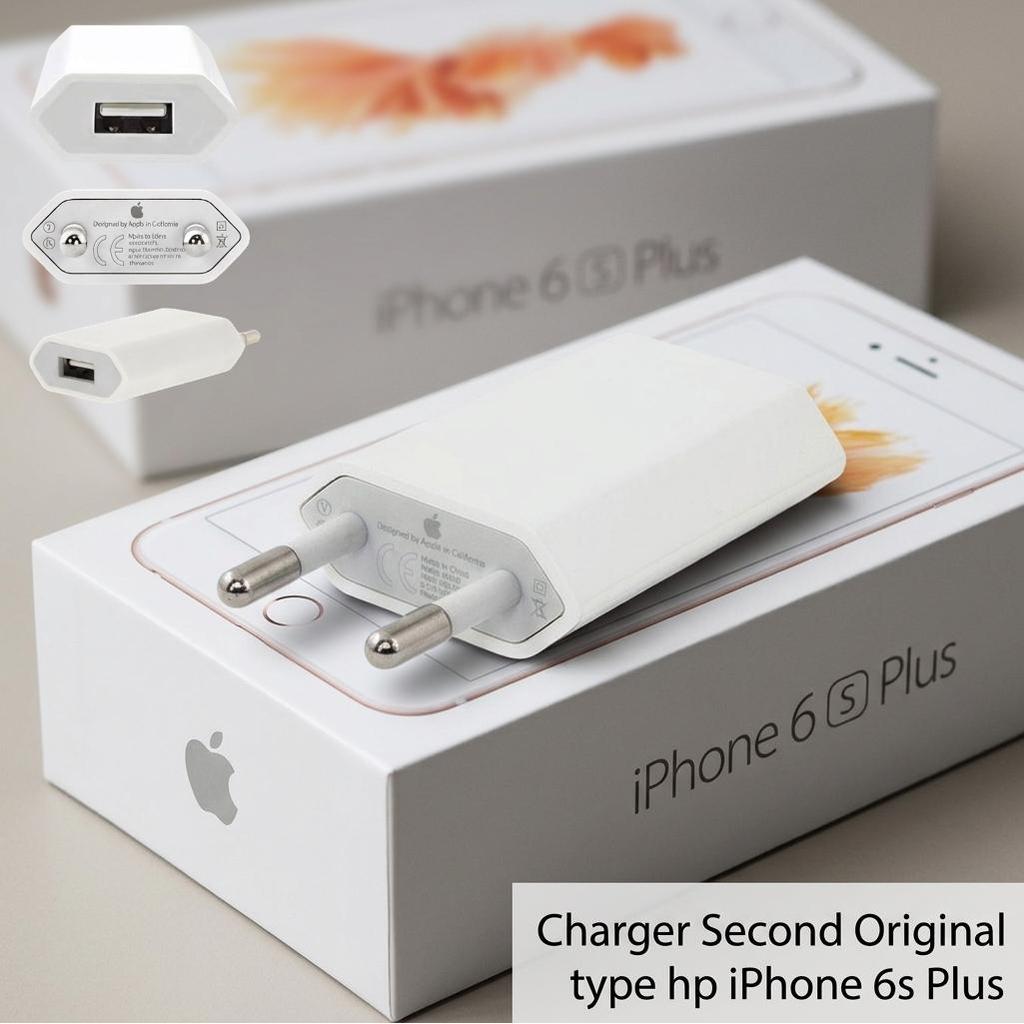 Kepala Cas Apple A2118 Second Original 5W Untuk iPhone 6S Plus