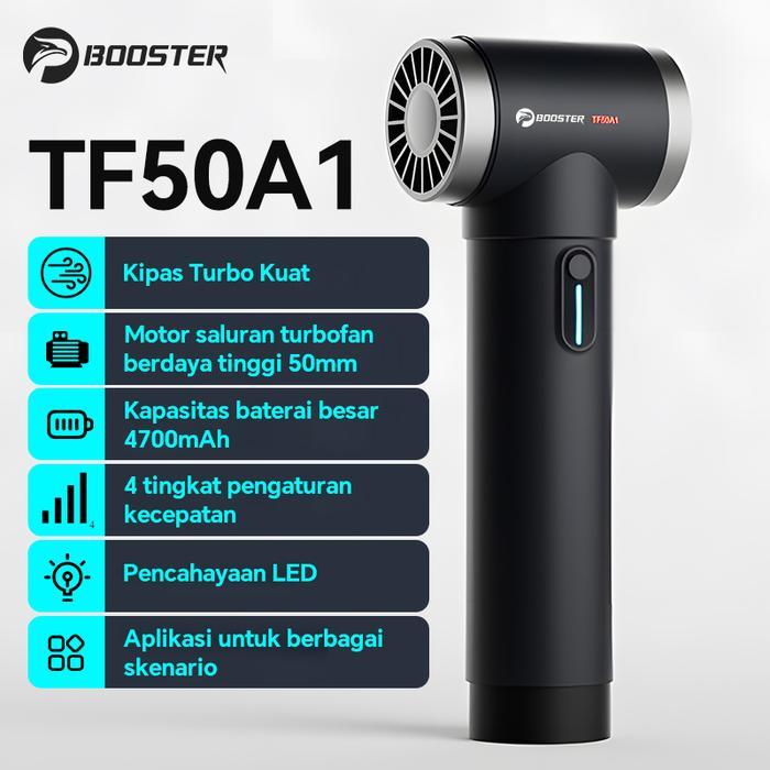 Original Booster Tf50A1 Profesional Rechargeable Kekerasan Turbofan, 50 M/S Jet Chip Kecepatan