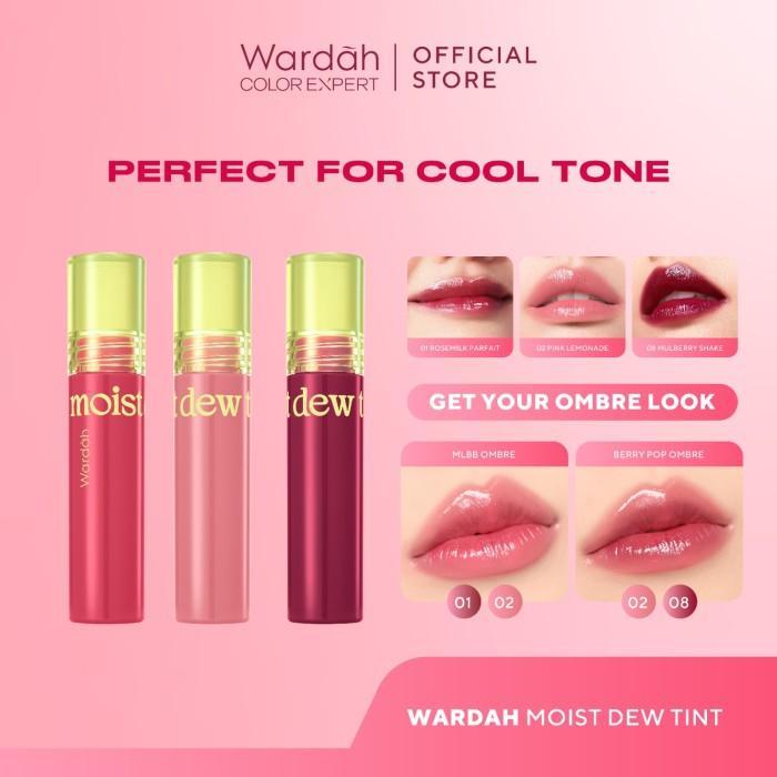 Original Wardah Moist Dew Tint 3G Liptint Wardah Liptint
