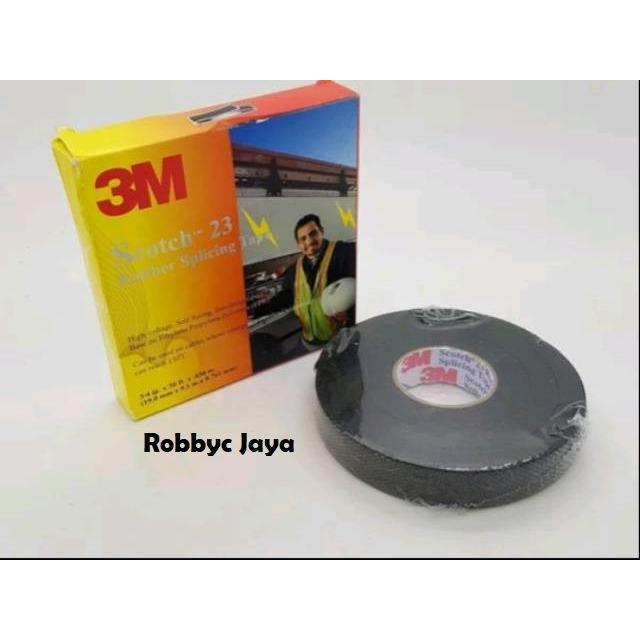 Isolasi Listrik 3M Rubber Splicing Tape Scotch 23+ Solasi Tahan Panas Anti Air Terbaru