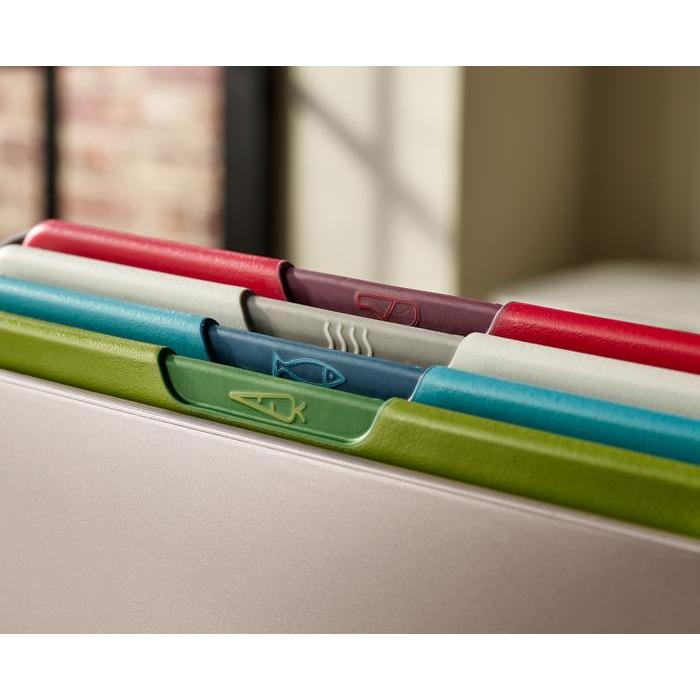 Joseph Joseph Folio Icon 4-Piece Talenan Set Large - Multicolor / Set Talenan Dapur Cutting Board