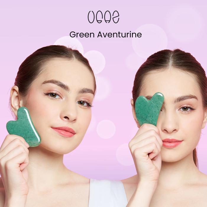 Ready Gua Sha Wajah - Guasha Original Batu Asli Bentuk Finger - Guasha Alat Pijat Untuk