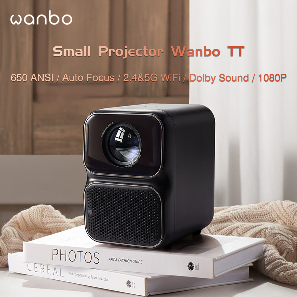 Wanbo TT Mini Projector Netflix Certified 1080P Linux System 15000