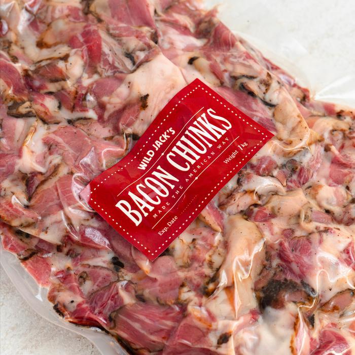 READY Beef Bacon Chunk / Bacon Chunk / Smoked Beef Bacon Chunk / Wild Jack's