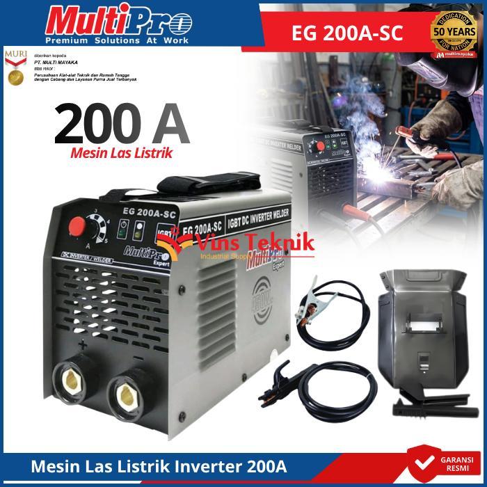 READY MULTIPRO EG 200A-SC Mesin Las Listik Inverter Multipro EG 200 A Las Inverter EG200A