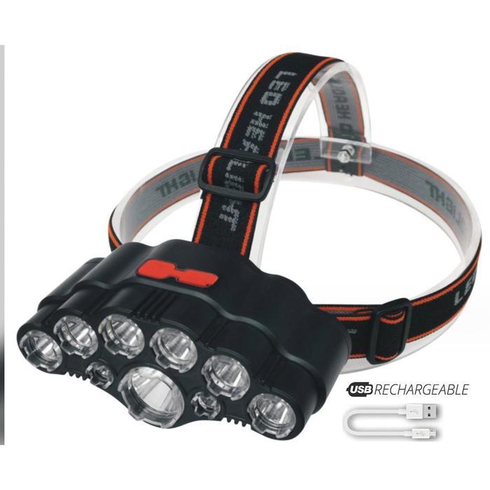 SENTER KEPALA LED CAS MINI SUPER TERANG LAMPU CAMPING SENTER KEPALA