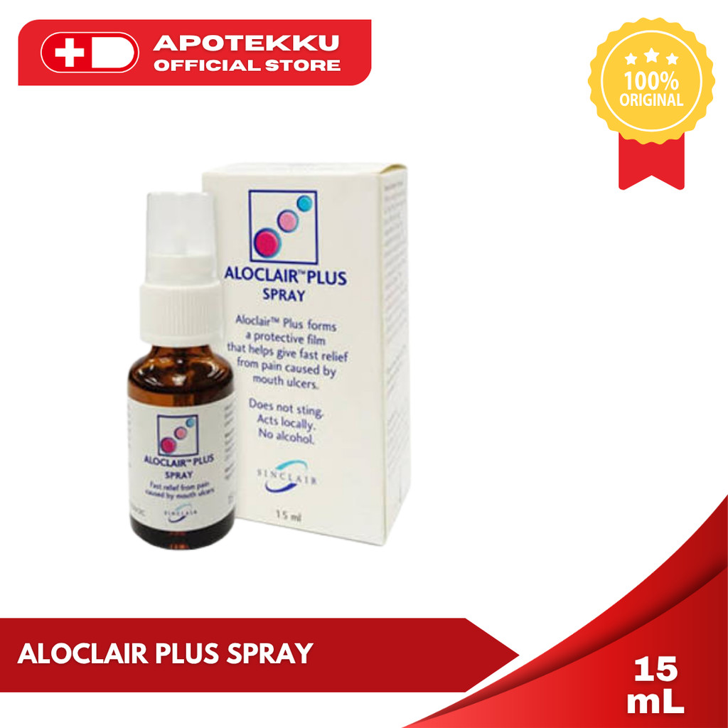Aloclair Plus Spray 15ml - Obat Semprot Sariawan
