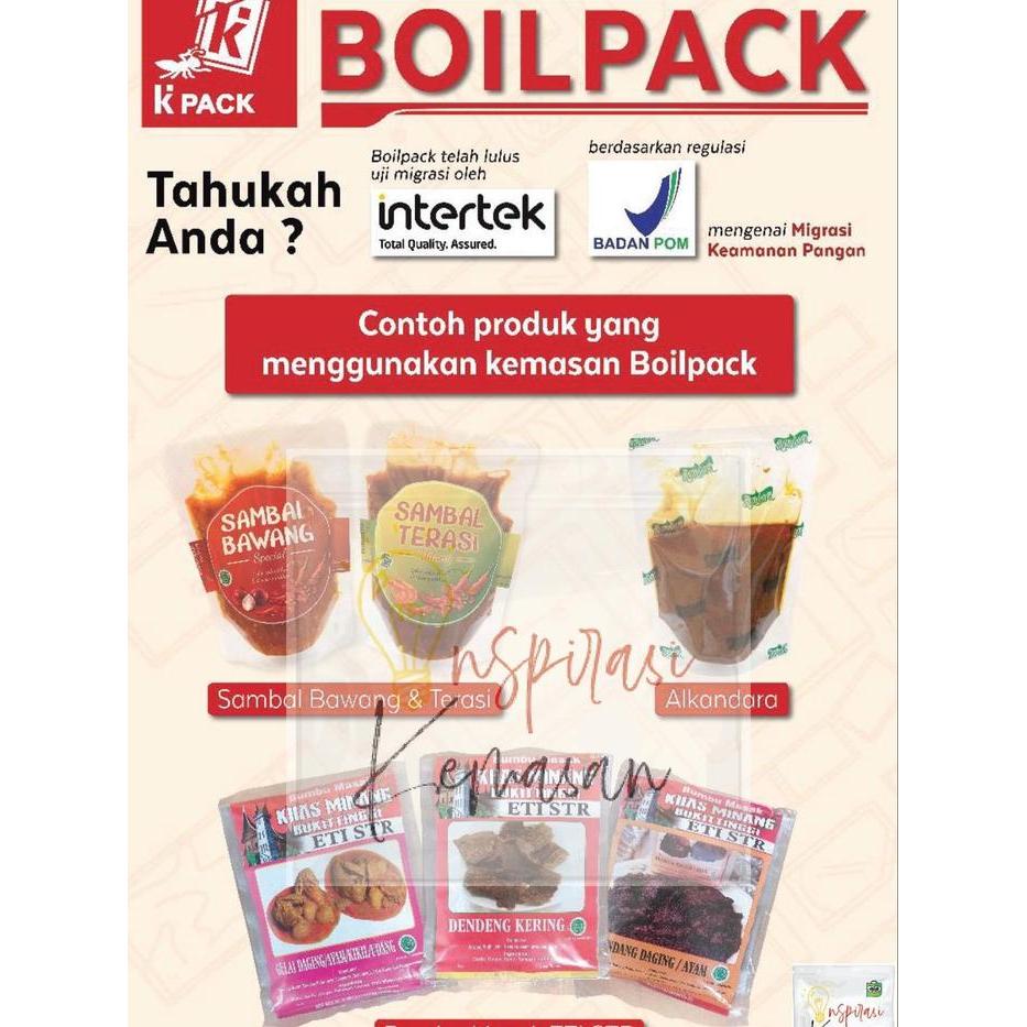 Kemasan Tahan Panas Boil / Retort Pack Food Grade Packaging