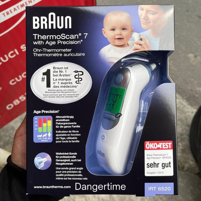 Ready Termometer Telinga Braun Irt6520 Ear Thermo Scan Irt 6520 Original Irt 6525 Irt6525 Terbaru